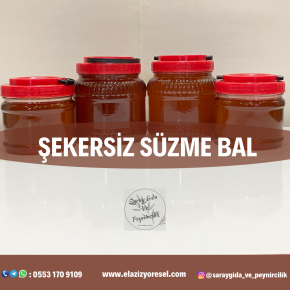 % 100   Şekersiz Süzme Bal Kg